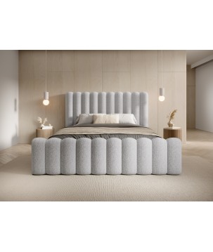 Nowoczesne Łóżko MONA VII z metalowym stelażem