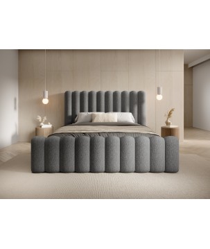 Łóżko Mona VII 160 w tkaninie Abriamo 07