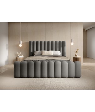 Nowoczesne Łóżko MONA VII z metalowym stelażem