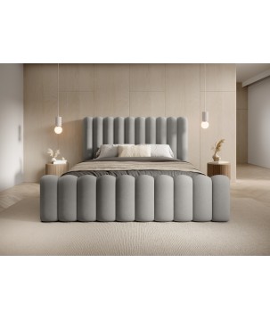 Nowoczesne Łóżko MONA VII z metalowym stelażem