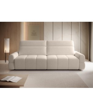 Sofa MATEO z funkcją RELAX i elektryczną regulacji siedziska tkanina PERFECT HARMONY 02 WERSAL