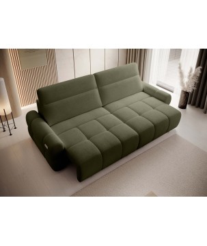Sofa MATEO z funkcją RELAX i elektryczną regulacji siedziska tkanina PERFECT HARMONY 39 WERSAL