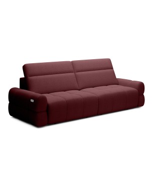 Sofa MATEO z funkcją RELAX i elektryczną regulacji siedziska tkanina PERFECT HARMONY 59 WERSAL