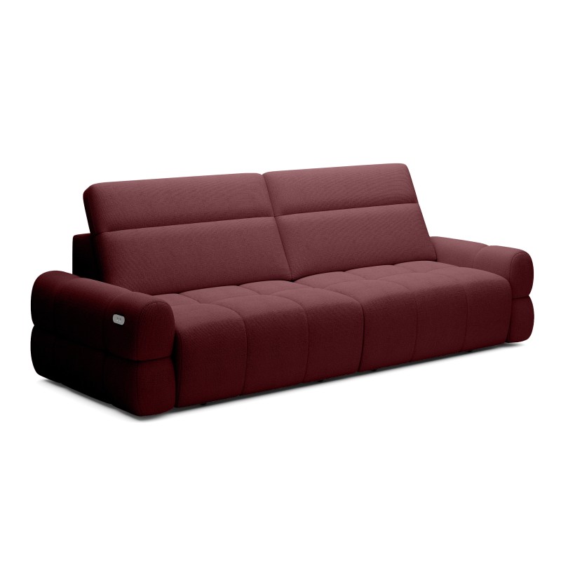 Sofa MATEO z funkcją RELAX i elektryczną regulacji siedziska tkanina PERFECT HARMONY 59 WERSAL