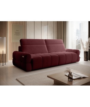 Sofa MATEO z funkcją RELAX i elektryczną regulacji siedziska tkanina PERFECT HARMONY 59 WERSAL