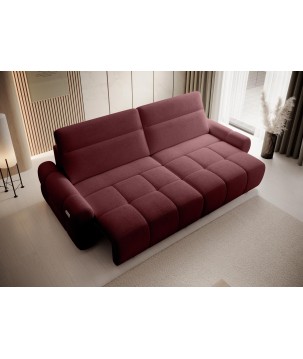 Sofa MATEO z funkcją RELAX i elektryczną regulacji siedziska tkanina PERFECT HARMONY 59 WERSAL