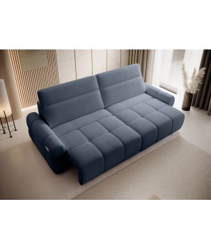 Sofa MATEO z funkcją RELAX i elektryczną regulacji siedziska tkanina PERFECT HARMONY 77 WERSAL