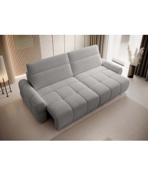 Sofa MATEO z funkcją RELAX i elektryczną regulacji siedziska tkanina PERFECT HARMONY 80 WERSAL