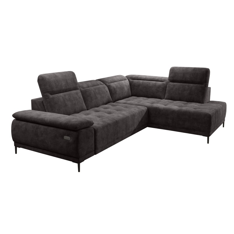 Narożnik FOCUS L z elektryczną regulacją w tkaninie SALVADOR 04 WERSAL