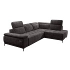 Narożnik FOCUS L z elektryczną regulacją w tkaninie SALVADOR 04 WERSAL