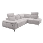 Narożnik FOCUS L z elektryczną regulacją w tkaninie SALVADOR 13 WERSAL