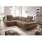 Narożnik FOCUS L z elektryczną regulacją w tkaninie SALVADOR 03 WERSAL