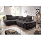 Narożnik FOCUS L z elektryczną regulacją w tkaninie SALVADOR 04 WERSAL