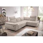 Narożnik FOCUS L z elektryczną regulacją w tkaninie SALVADOR 01 WERSAL