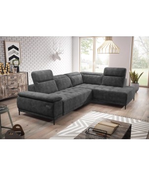 Narożnik FOCUS L z elektryczną regulacją w tkaninie SALVADOR 15 WERSAL