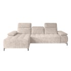 Narożnik FOCUS S Mini z elektryczną regulacją w tkaninie SALVADOR 01 WERSAL