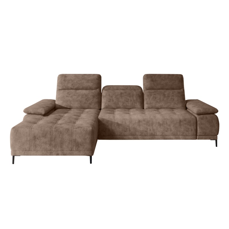 Narożnik FOCUS S Mini z elektryczną regulacją w tkaninie SALVADOR 03 WERSAL