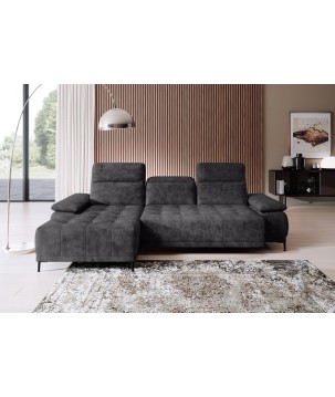 Narożnik FOCUS S Mini z elektryczną regulacją w tkaninie SALVADOR 15 WERSAL