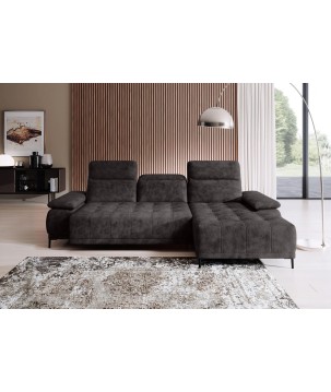 Narożnik FOCUS S Mini z elektryczną regulacją w tkaninie SALVADOR 04 WERSAL