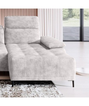 Narożnik FOCUS S Mini z elektryczną regulacją w tkaninie SALVADOR 13 WERSAL