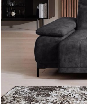 Narożnik FOCUS S Mini z elektryczną regulacją w tkaninie SALVADOR 15 WERSAL