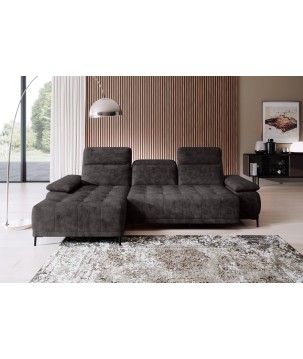 Narożnik FOCUS S Mini z elektryczną regulacją w tkaninie SALVADOR 04 WERSAL