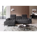 Narożnik FOCUS S Mini z elektryczną regulacją w tkaninie SALVADOR 15 WERSAL