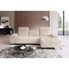 Narożnik FOCUS S Mini z elektryczną regulacją w tkaninie SALVADOR 01 WERSAL