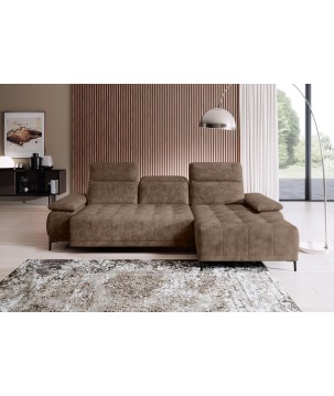 Narożnik FOCUS S Mini z elektryczną regulacją w tkaninie SALVADOR 03 WERSAL