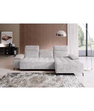 Narożnik FOCUS S Mini z elektryczną regulacją w tkaninie SALVADOR 13 WERSAL