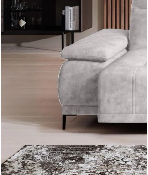 Narożnik FOCUS S Mini z elektryczną regulacją w tkaninie SALVADOR 13 WERSAL