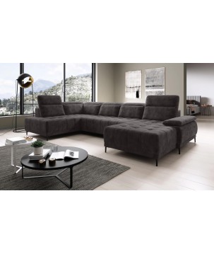 Narożnik FOCUS XL z elektryczną regulacją w tkaninie SALVADOR 04 WERSAL