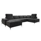 Narożnik FOCUS XL z elektryczną regulacją w tkaninie SALVADOR 15 WERSAL