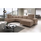 Narożnik FOCUS XL z elektryczną regulacją w tkaninie SALVADOR 03 WERSAL