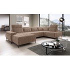 Narożnik FOCUS XL z elektryczną regulacją w tkaninie SALVADOR 03 WERSAL