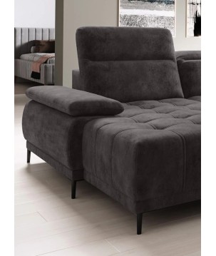 Narożnik FOCUS XL z elektryczną regulacją w tkaninie SALVADOR 04 WERSAL