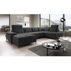 Narożnik FOCUS XL z elektryczną regulacją w tkaninie SALVADOR 15 WERSAL