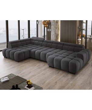 Narożnik BULL XL Lewostronny z elektryczną funkcją regulacji tkanina Salvador 15 WERSAL