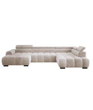 Narożnik BULL XL Prawostronny z elektryczną funkcją regulacji tkanina Salvador 01 WERSAL