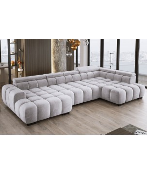 Narożnik BULL XL Prawostronny z elektryczną funkcją regulacji tkanina Salvador 13 WERSAL