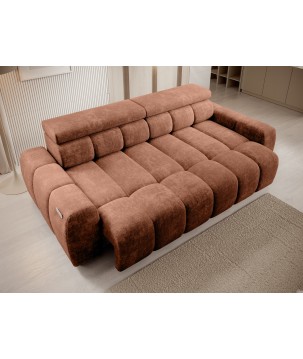 Sofa Kanapa BULL wolnostojąca w tkaninie EDEN 10 WERSAL