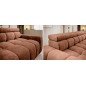 Sofa Kanapa BULL wolnostojąca w tkaninie EDEN 10 WERSAL