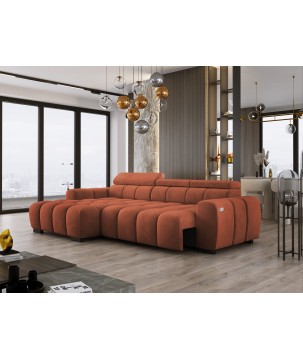 Narożnik OMBO S MINI Lewostronny z Elektryczną Regulacją SALVADOR 07