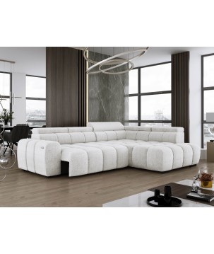 Narożnik BULL L Prawostronny z Elektryczną Regulacją EDEN 01 WERSAL