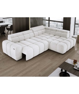 Narożnik BULL L Prawostronny z Elektryczną Regulacją EDEN 01 WERSAL