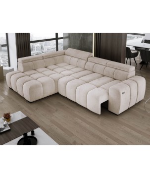 Narożnik BULL L Lewostronny z Elektryczną Regulacją SALVADOR 01 WERSAL