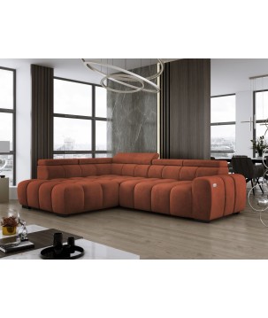 Narożnik BULL L Lewostronny z Elektryczną Regulacją SALVADOR 07 WERSAL