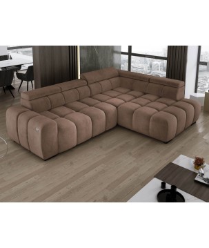 Narożnik BULL L Prawostronny z Elektryczną Regulacją SALVADOR 03 WERSAL