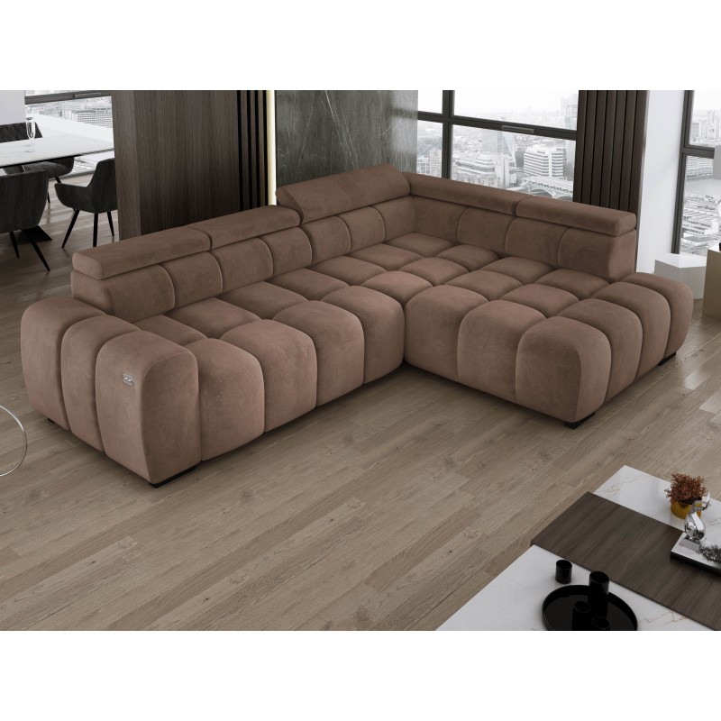 Narożnik BULL L Prawostronny z Elektryczną Regulacją SALVADOR 03 WERSAL