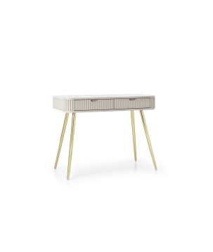 ZURI Toaletka T-103 kaszmirowa | złote nogi